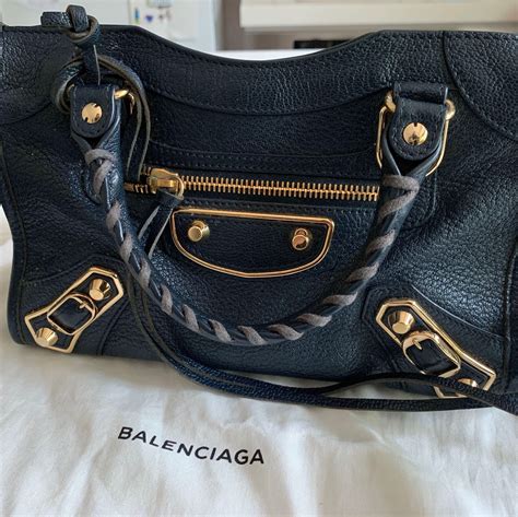 balenciaga mini city navy blue|balenciaga bag.